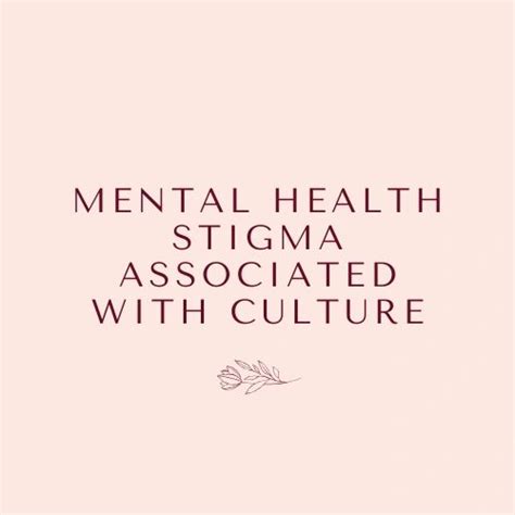 Mental Health Stigma Associated With Culture