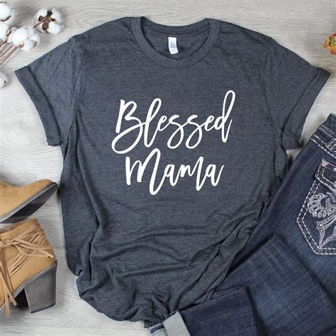 blessed mama shirt t for mom mother s day t blessed mom shirt