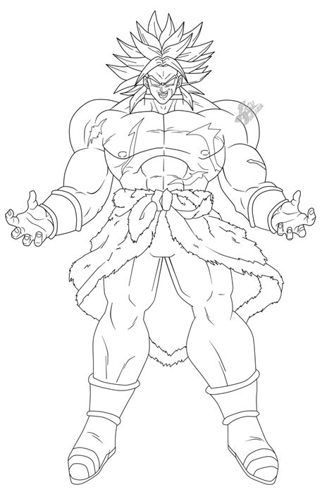 Dragon ball z goku logo coloring page coloring pages printable and coloring book to print for free. Broly SSJ BERSERKER Oficial |FacuDibuja by FacuDibuja on ...
