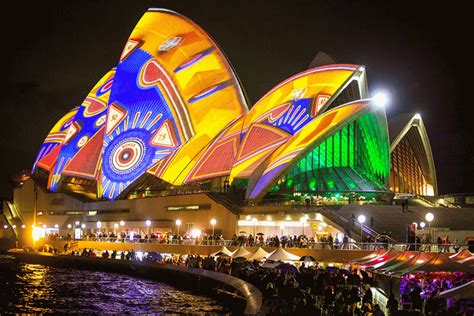 Sydney Opera House Light Show Think Small And Make It Big