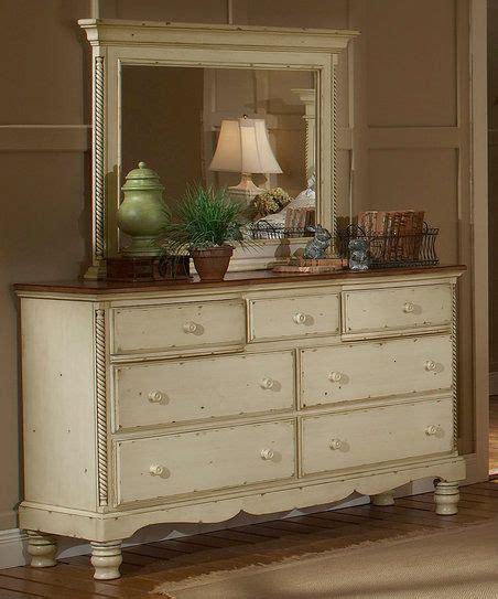 Distressed white bedroom furniture sets decoration rustic awesome. Antique White Wilshire Dresser | zulily | Distressed white ...