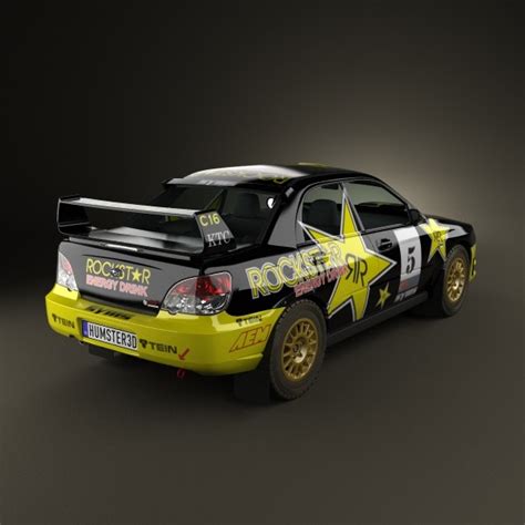 Subaru Impreza Wrx Sti 2006 3d Model Max Obj 3ds Fbx C4d Lwo Lw Lws