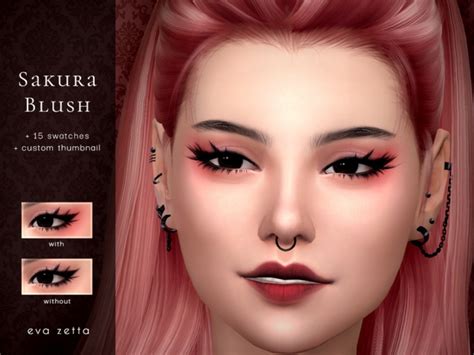 Sakura Blush By Eva Zetta At Tsr Sims 4 Updates