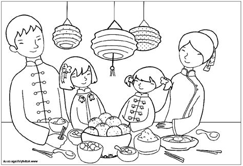 For more free korean new year coloring pages, we downloaded these cute printables from tigerboom creative with bubble hangul letters! Chinese New Year Coloring Pages - GetColoringPages.com