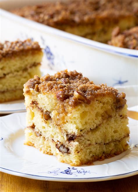 Preheat the oven to 400 degrees. Kahlua Sour Cream Coffee Cake (Recipe) - A Spicy Perspective
