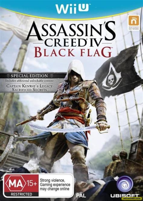 Assassin S Creed Iv Black Flag Wii U Front Cover
