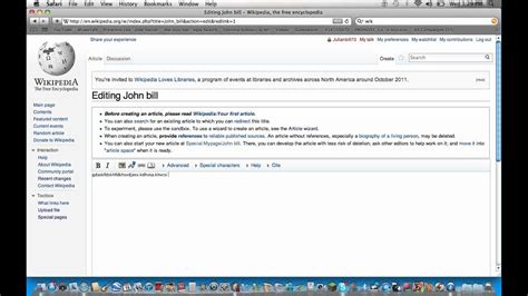 How To Create A Wikipedia Page Youtube
