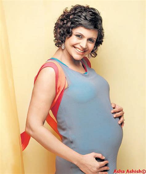 Her husband has died of a heart attack. Asha Ashish: Pregnant Mandira Bedi photo