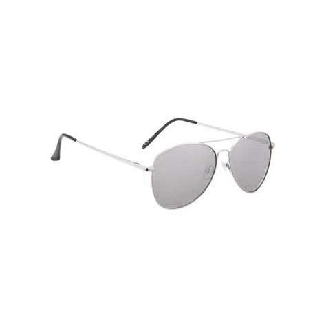 Shadedeye Silver Aviator Sunglasses 85902 16 The Home Depot