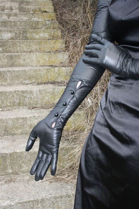 Luxurious Leather Opera Gloves With Silk Lining Fratelli Orsini