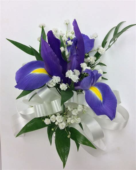 Fresh Iris Corsage Centerville Florists