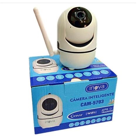 Camera Robo Com Audio Controle Por App Ip Wifi Cam 5703 Inova