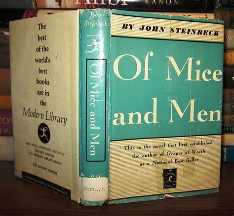 Of Mice And Men John Steinbeck Modern Library Edition
