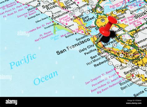 San Francisco On Us Map Stock Photo 72207014 Alamy
