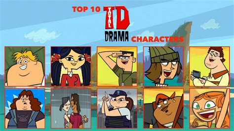 My Top 10 Favorite Total Drama Characters By Firemaster92 On Deviantart