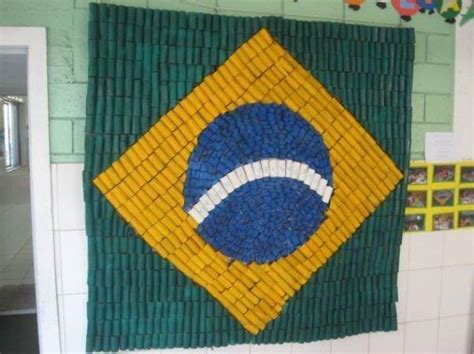 Ideias De Bandeiras Do Brasil Com Materiais Recicláveis 9 — SÓ Escola