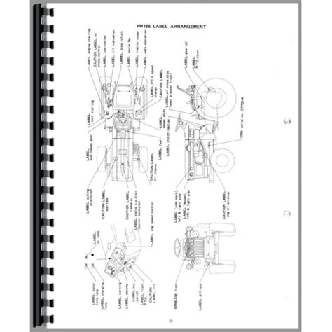 Yanmar Ym186 Tractor Parts Manual