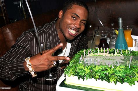 Nas During Nas Birthday Party At Oceans 21 In New York City New