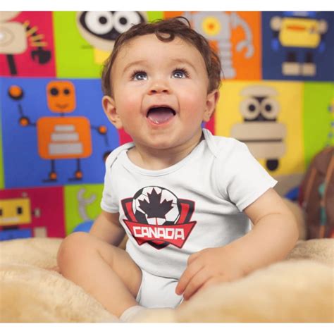 INTL. UNITED - Canada Soccer Onesie Shirt Team Jersey ...