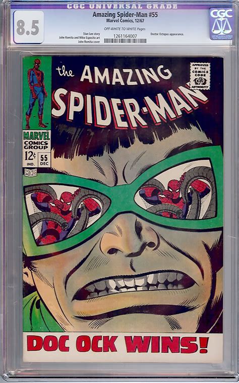 Amazing Spider Man 55 Cgc 85 Oww Auction Pedigree Comics