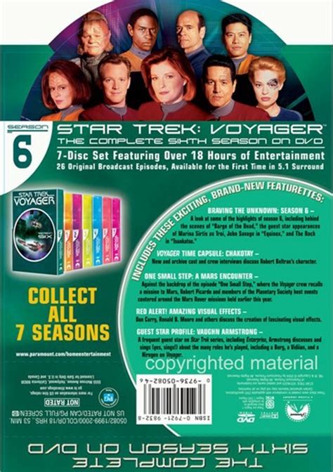 Star Trek Voyager Season 6 Dvd 1999 Dvd Empire