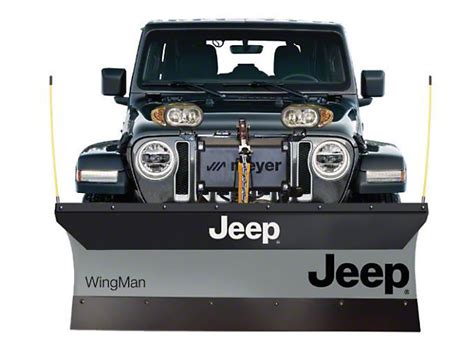 Meyer Jeep Wrangler 80 Inch Wingman Snow Plow 78300 07 23 Jeep