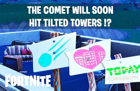 Fortnite New Evidence Shows That The Comet Meteor Will Hit Tilted
