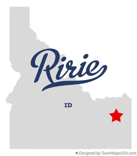Map Of Ririe Id Idaho