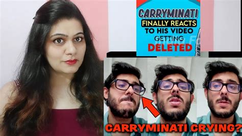 Carryminati Reacted To His Deleted Video Stop Making Assumptions Youtube Vs Tiktok Smile With