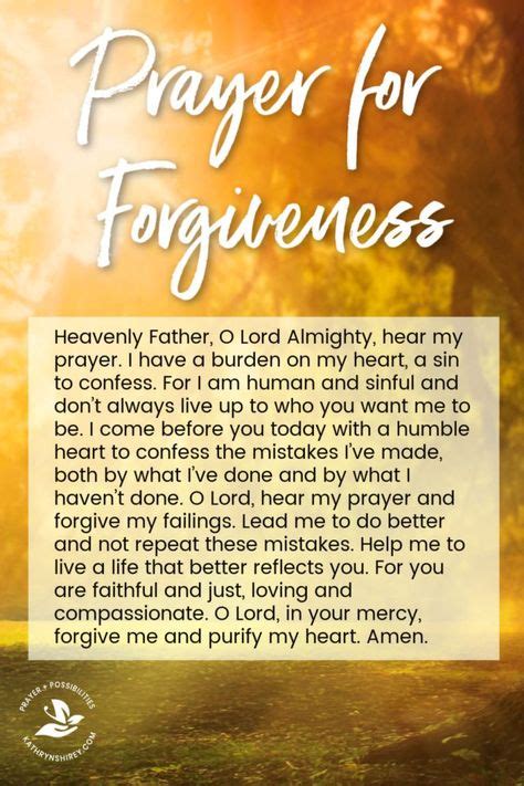 Daily Prayer For Forgiveness Prayer For Forgiveness Bible Prayers