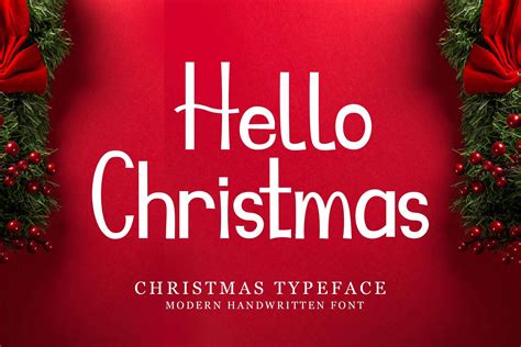 Hello Christmas Font By Letterday Studio · Creative Fabrica