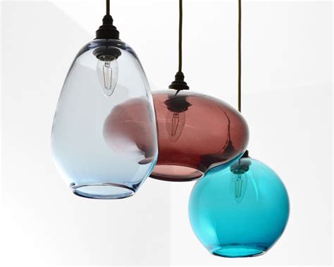 Colored Glass Pendant Lights. Kitchen Pendant Lighting. Lights | Etsy