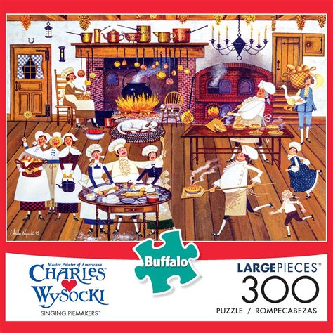Lifetime free lost piece replacement. Buffalo Games Large Pieces Charles Wysocki Singing ...