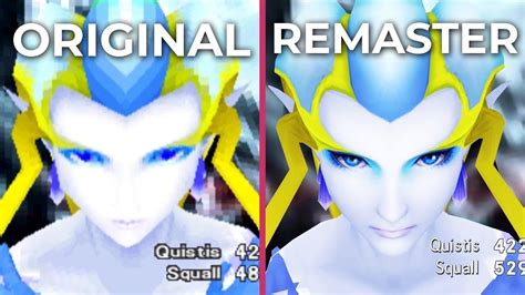 Comparativa Gráfica Final Fantasy Viii Original Vs Remastered