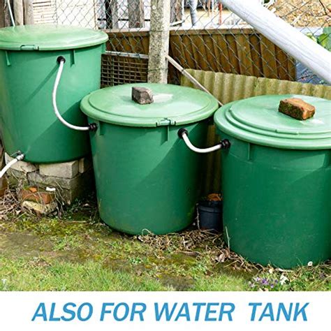 Pvc Bulkhead Fitting Double Threaded Bulkhead Water Tank Connector For Rain Barrels Aquariums