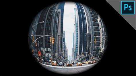 How To Create A Fisheye Lens Photo Effect In Photoshop Tutorial My