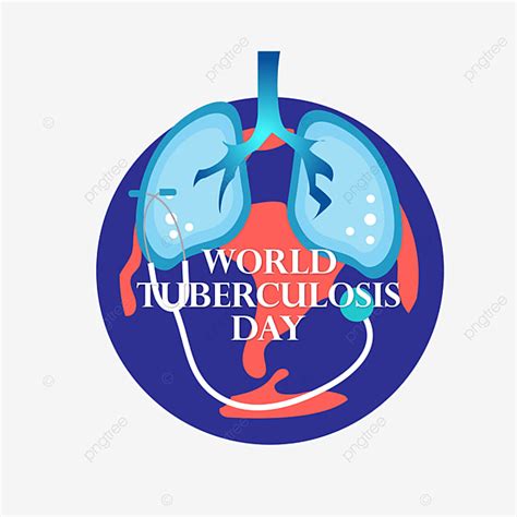 World Tuberculosis Day Vector Hd Images Lungs Representing World