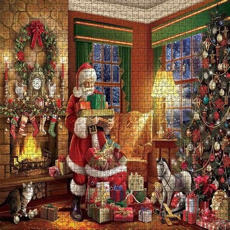 Merry Christmas Ts 1000 Piece Puzzle Large Jigsaw