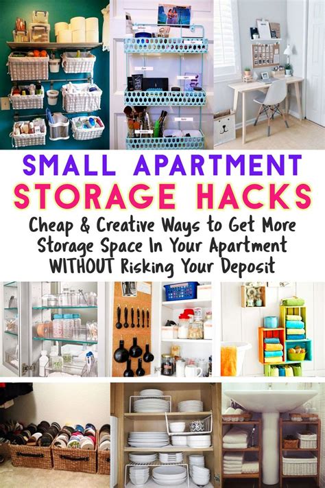 Small Apartment Storage Hacks Cheap And Creative Ways To Get More