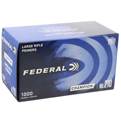 Federal Large Rifle Primers 210 Box Of 1000 Deals