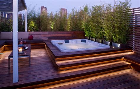Get in touch to find out how we can create your. Tropical Patio and Hot Tub Indoor ... in 2020 | Hot tub ...