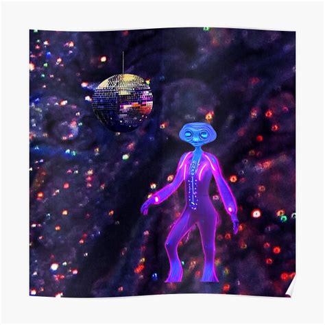 Deep Space Disco Poster For Sale By Tiltedcode Redbubble