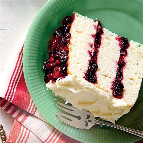 White Cake And Cranberry Filling And Orange Buttercream Recipe Recipe