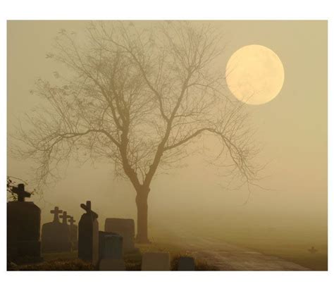 full moon fine art landscape photography gothic photography graveyard