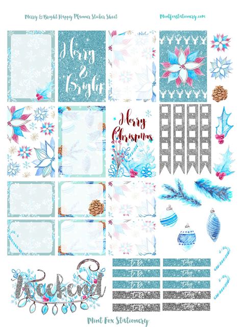 Free Printable Planner Stickers Happy Planner Printable Templates