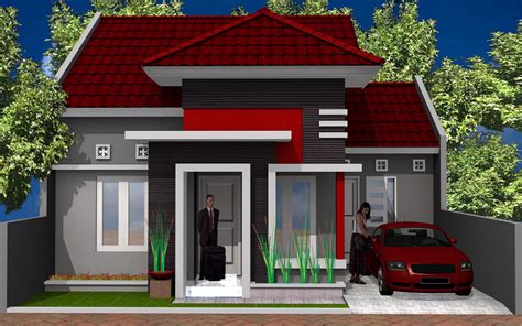 Rumah minimalis cat abu abu terbaru denah rumah ukuran 7x12 via rumahminimaliscatabuabu2016.blogspot.com. Desain Model Rumah Minimalis Tipe 54