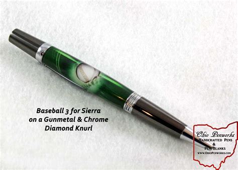 Baseball Pen Blank 03 Sierra Pen Kits Exoticblanks