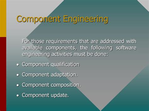 Ppt Component Based Software Engineering Powerpoint Presentation