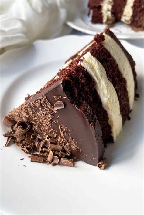 Chocolate Cake With Bavarian Cream Filling Foodal