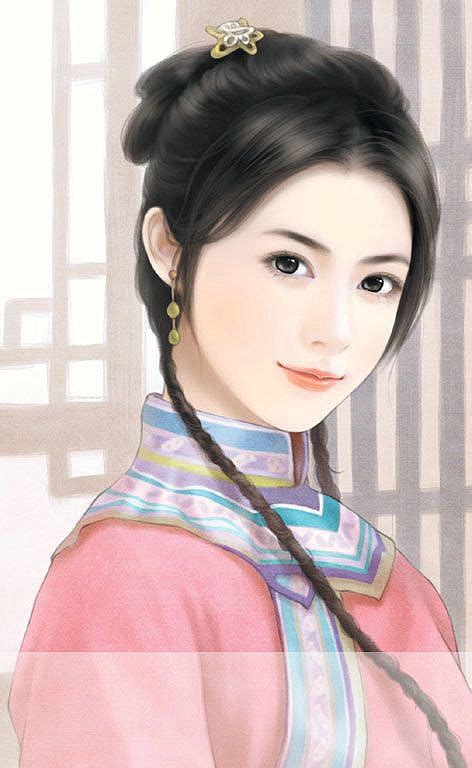 Vintage Chinese Lady ภาพวาดบุคคล ภาพวาด และ ศิลปะ